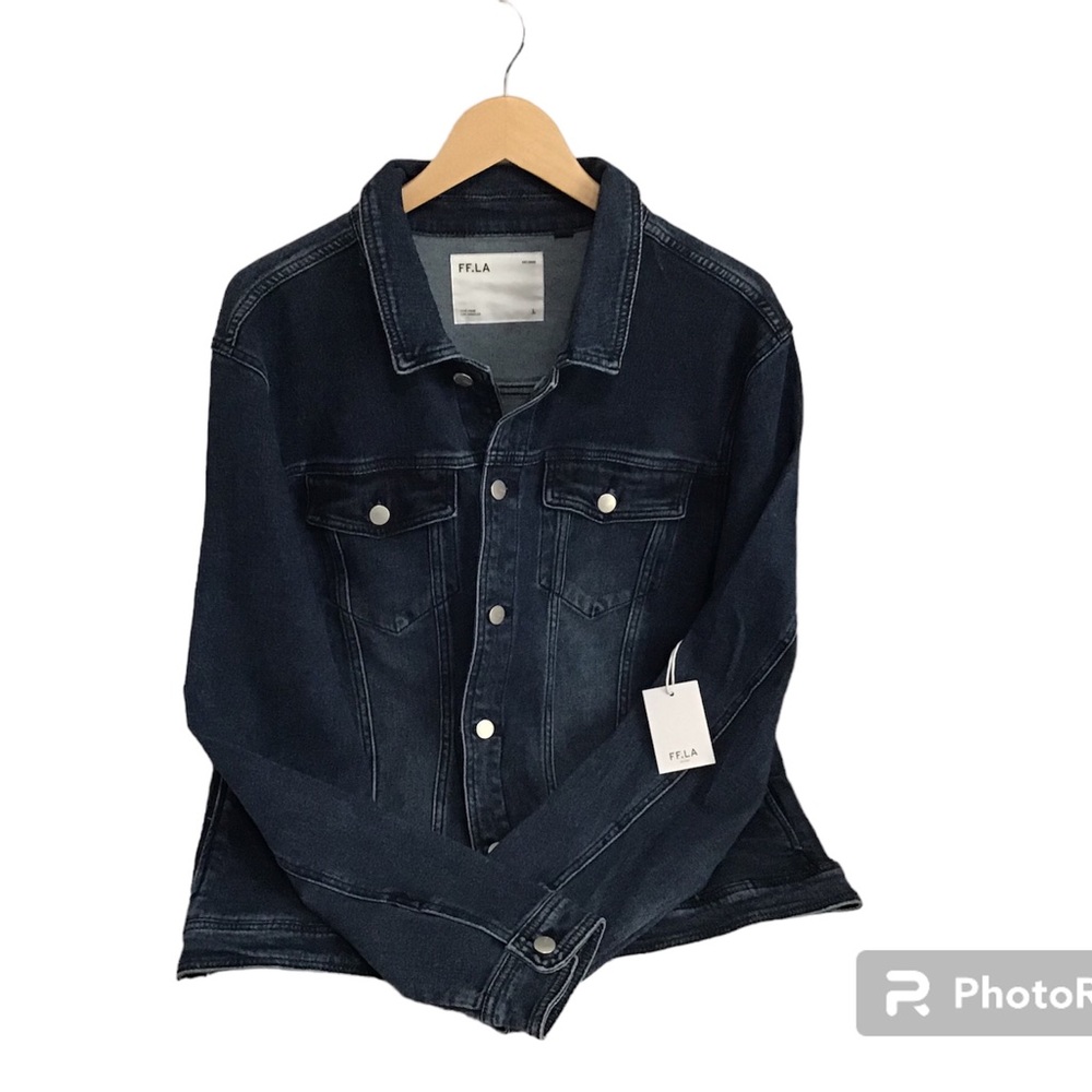 FF.LA Bridge Jean Jacket Men’s NWT Dark Indigo Size Large